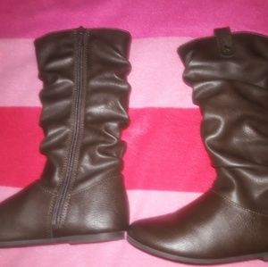 Preschool Girl's Brown Boots